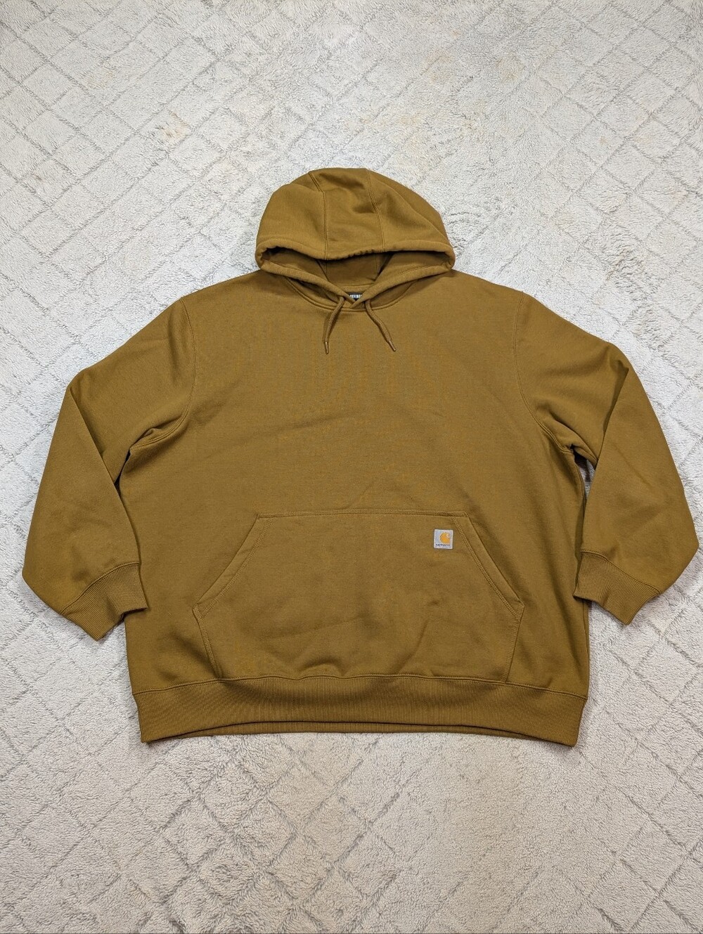 Carhartt Hoodie Mens 3xl Brown Oak Paxton Sweatshirt Rain Defender Heavy